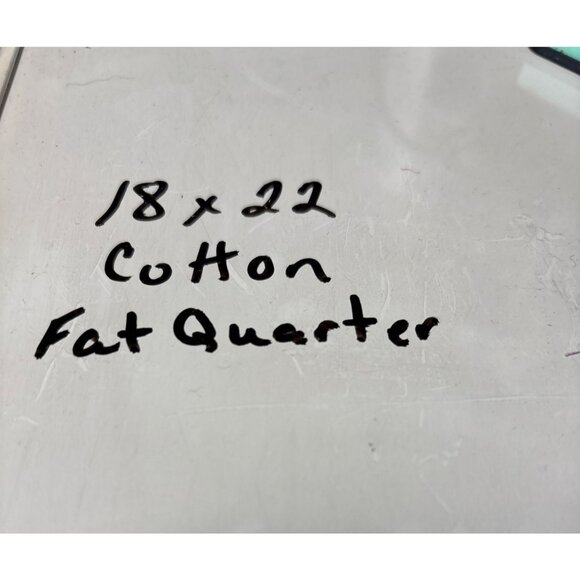 Vintage Cotton Fat Quarter 18x22 Fabric with Playful Childhood Print & Polka Dot - Picture 3 of 4